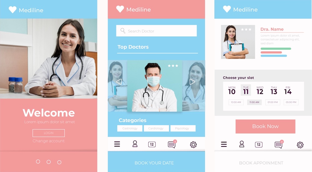 Modern website for a health clinic