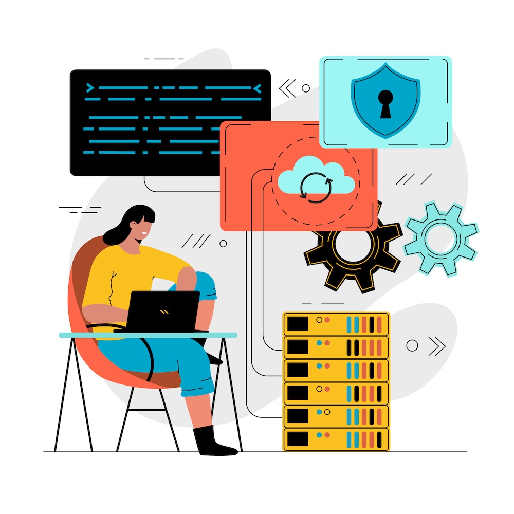 Website security illustration
